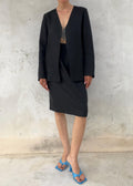 Completo Sartoriale Vintage in Lino Nero
