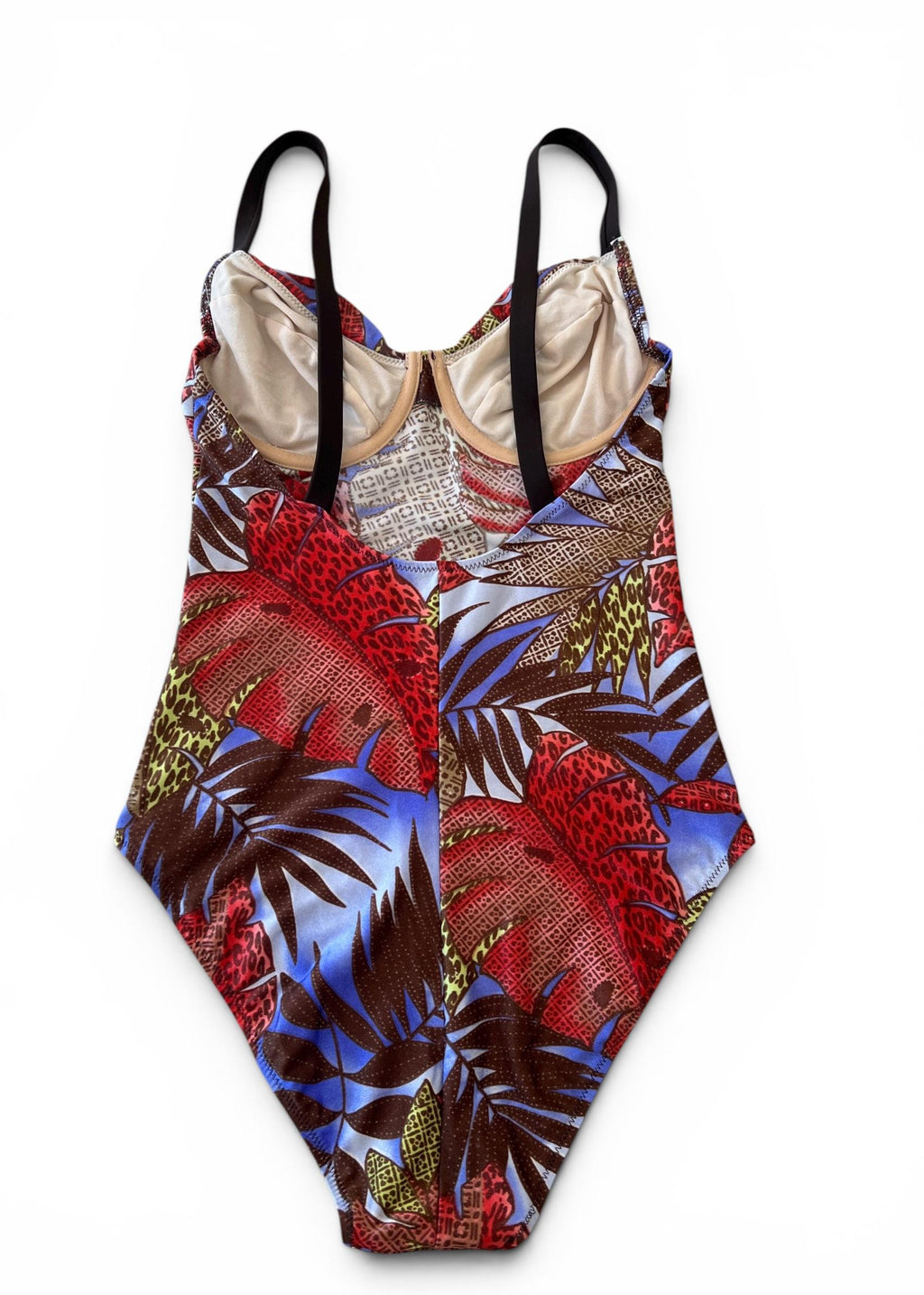 Costume Intero Vintage Y2K Stampa Tropicale Animalier