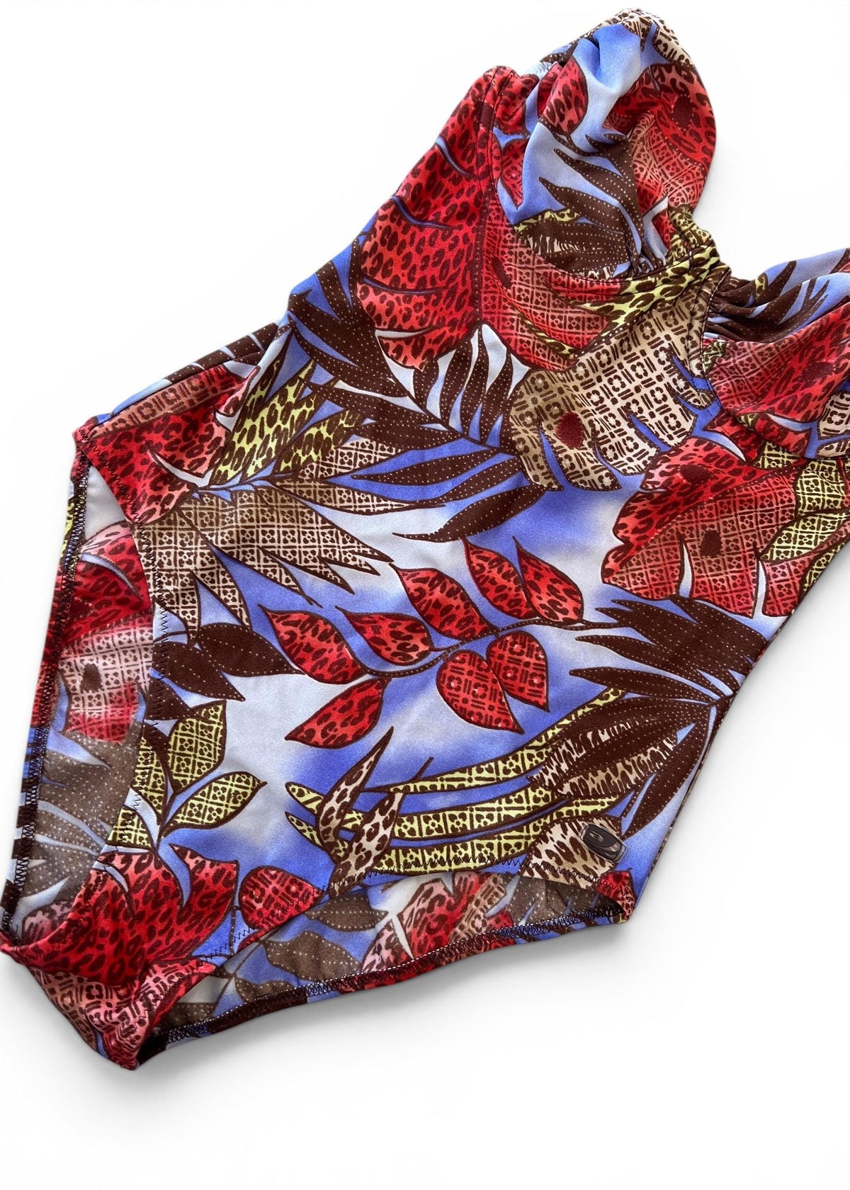 Costume Intero Vintage Y2K Stampa Tropicale Animalier