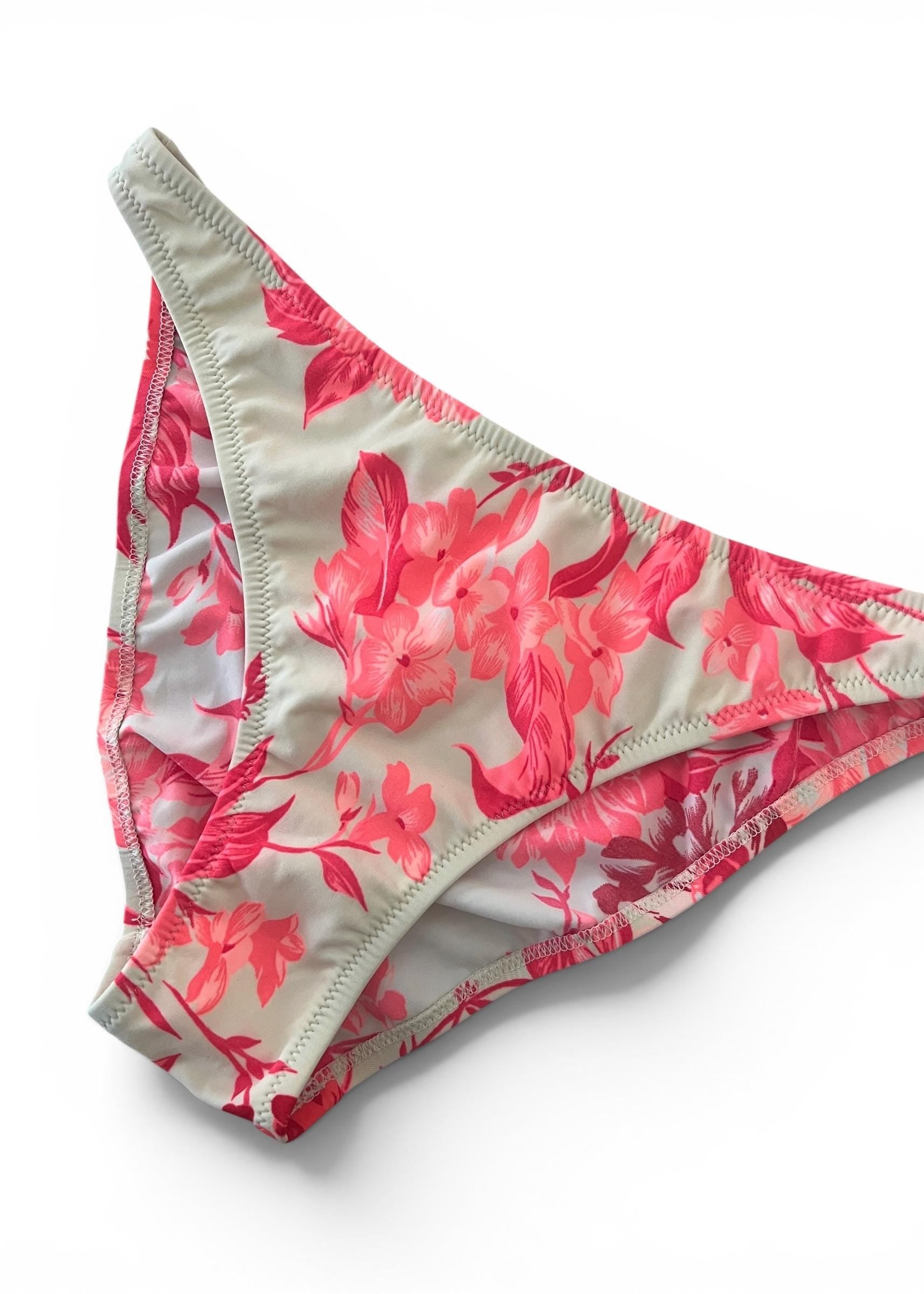 Bikini Vintage Y2K Floreale Rosa Corallo