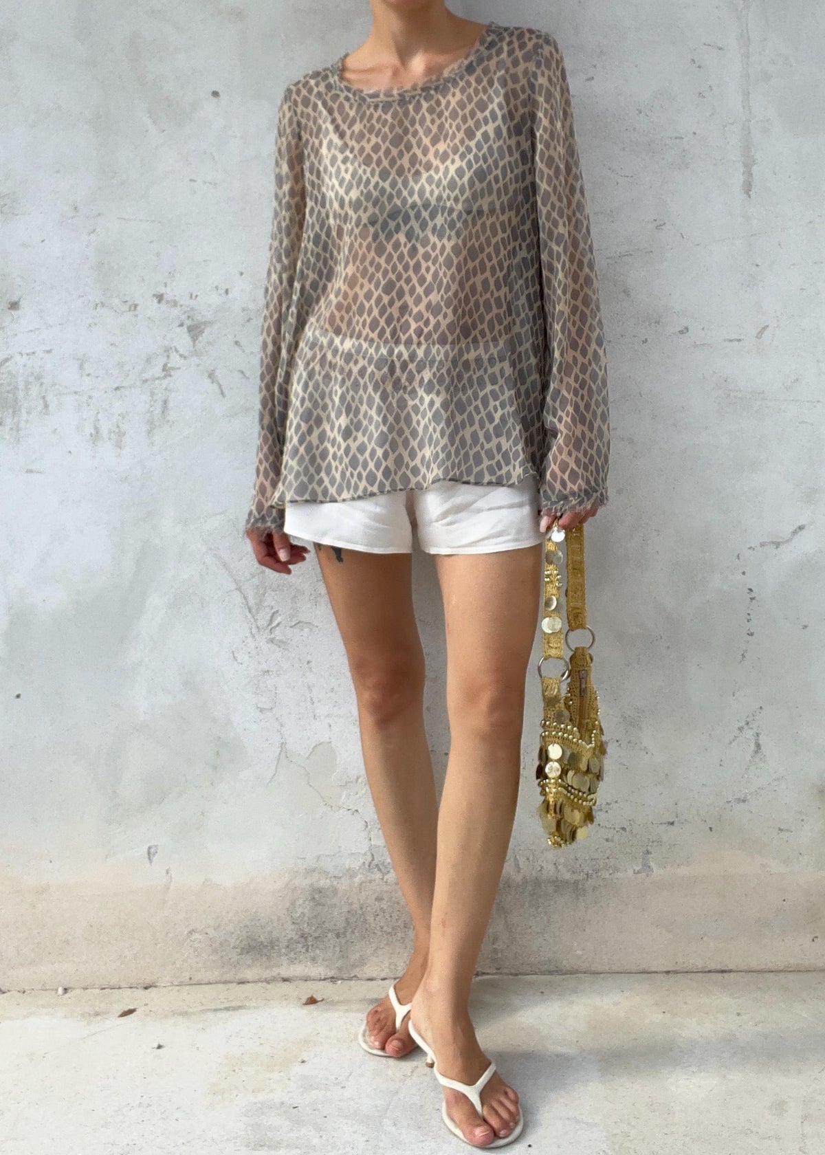 Blusa Hoss Intropia Semitrasparente
