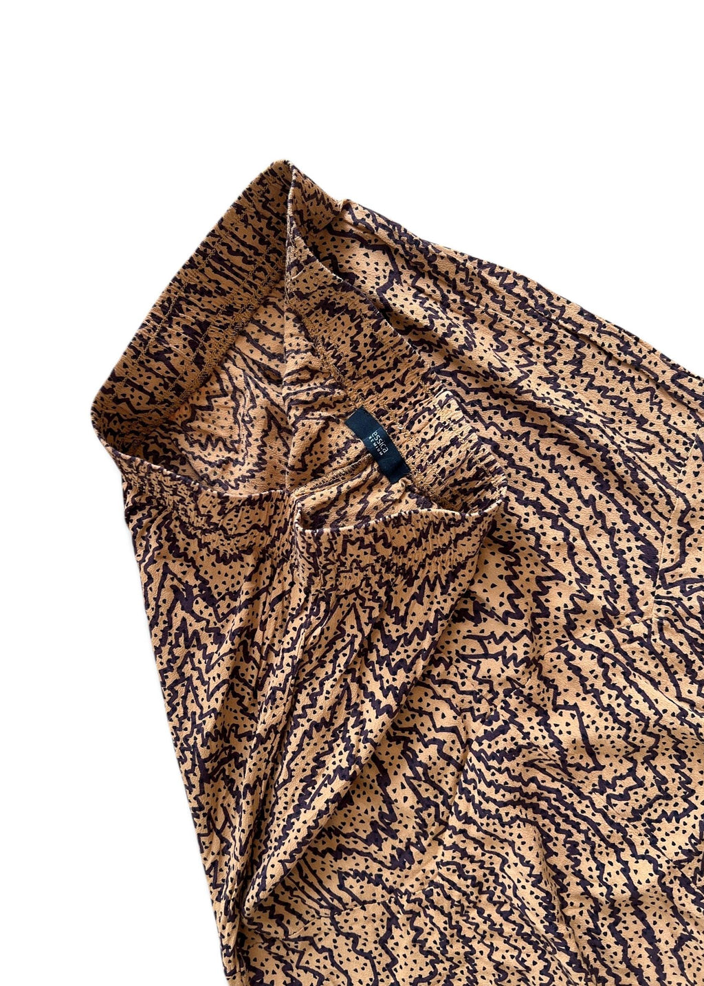 Gonna Asimmetrica Vintage Y2K Animalier
