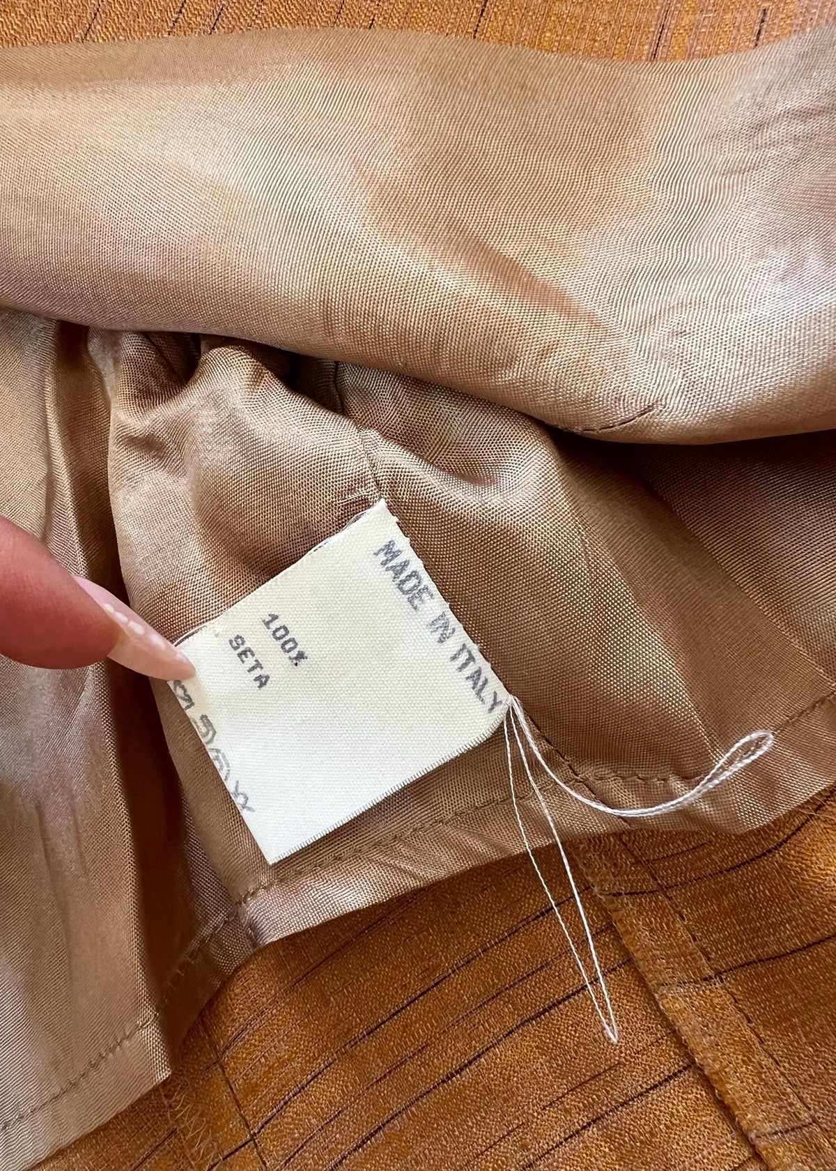 Giacca Vintage 100% Seta Made in Italy