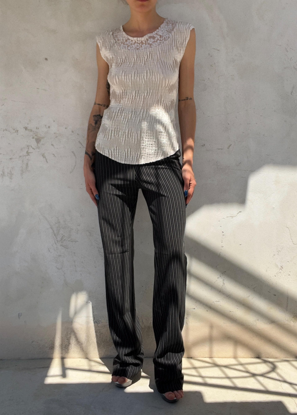 Pantaloni Gessati Vintage 90s