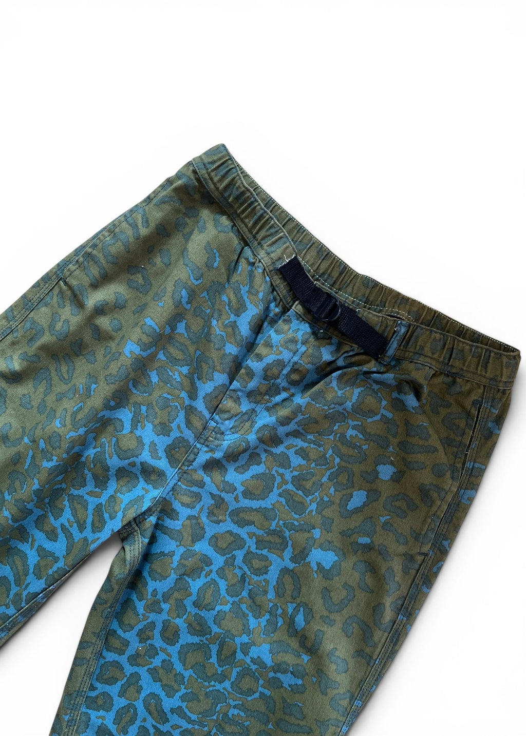 Pantaloni Vintage Y2K Leopardati Verdi