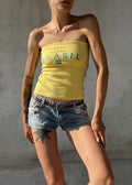 Top Bandeau Vintage Y2K Brasil