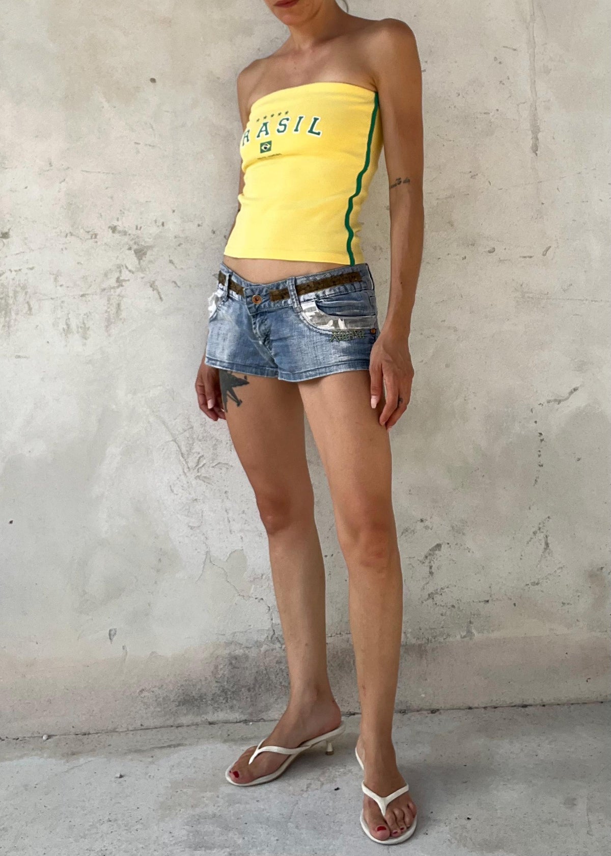 Top Bandeau Vintage Y2K Brasil