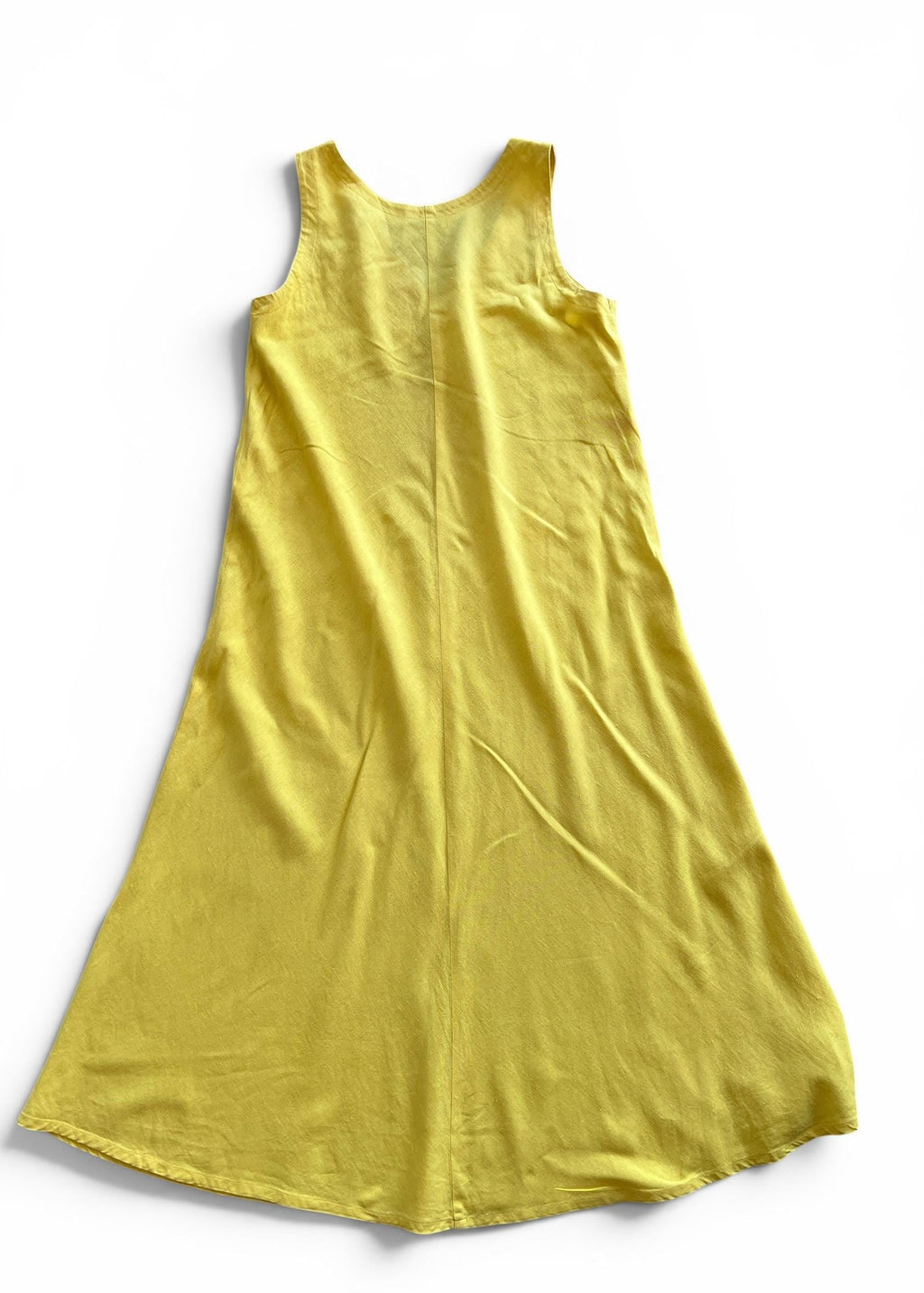 Abito Vintage in Misto Lino Giallo Limone