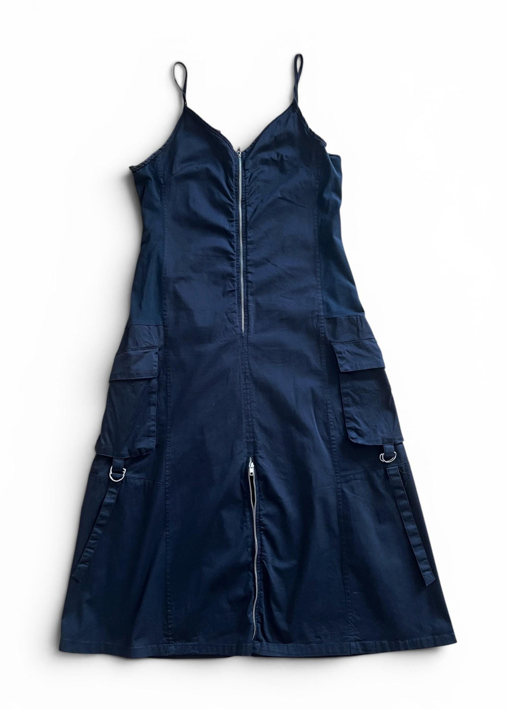 Abito Vintage Y2K Nero Utility
