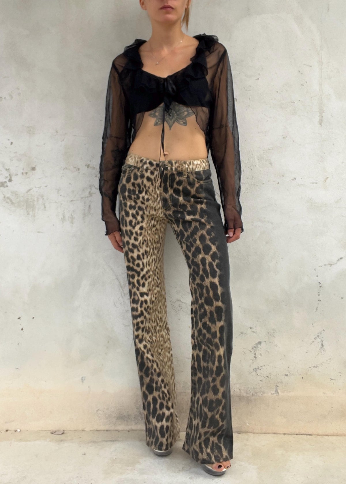 Jeans Just Cavalli Vintage Y2K Leopardati