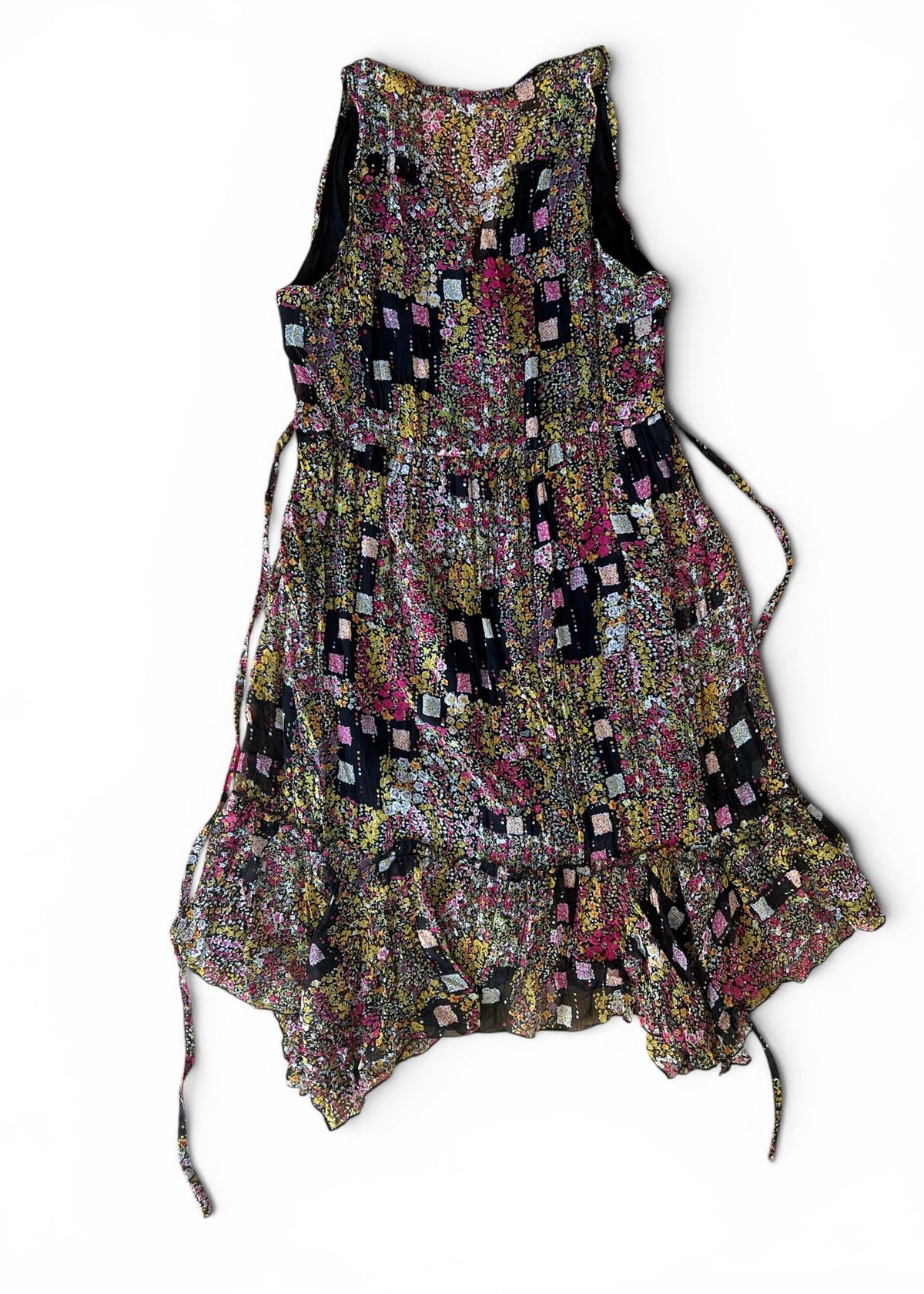 Abito Vintage Y2K in Chiffon Floreale