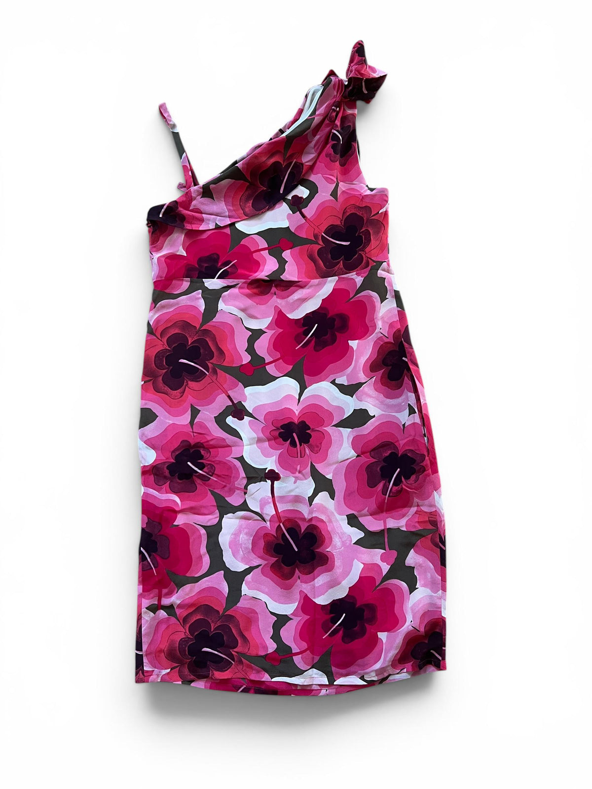 Abito Love Moschino in Seta Rosa