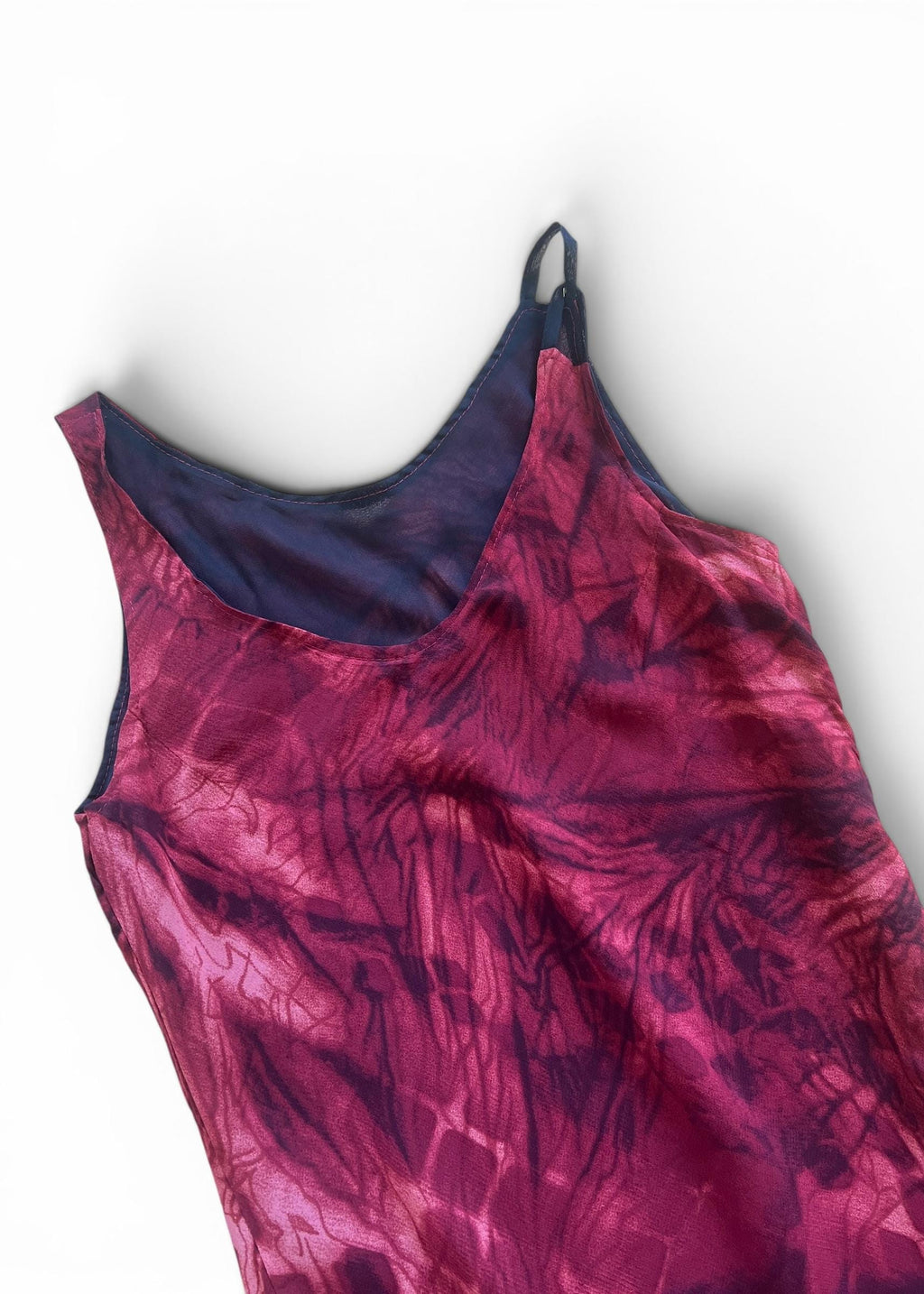 Abito Vintage Y2K Bordeaux Double Layer