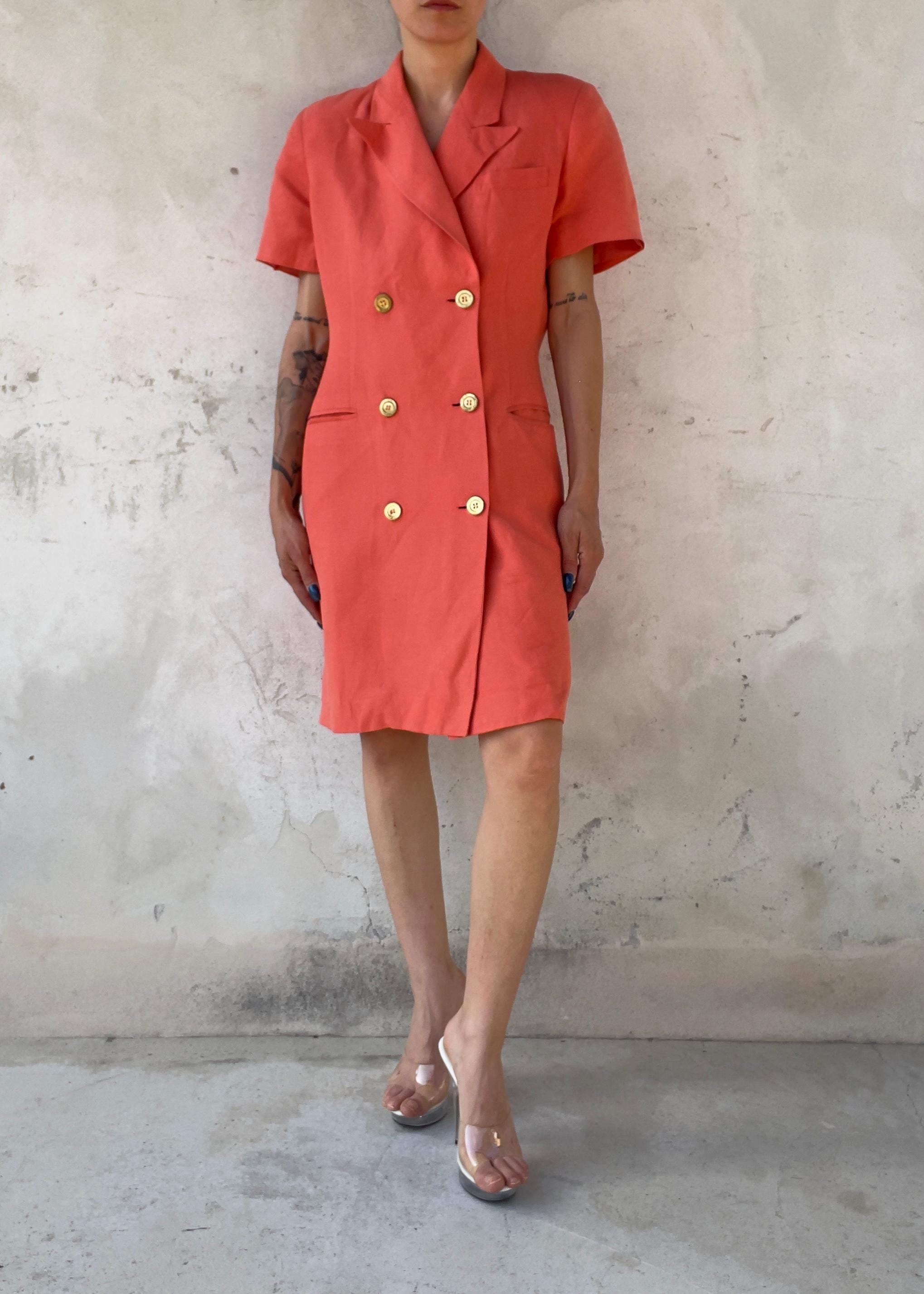 Abito Blazer Vintage Anni 90 Corallo
