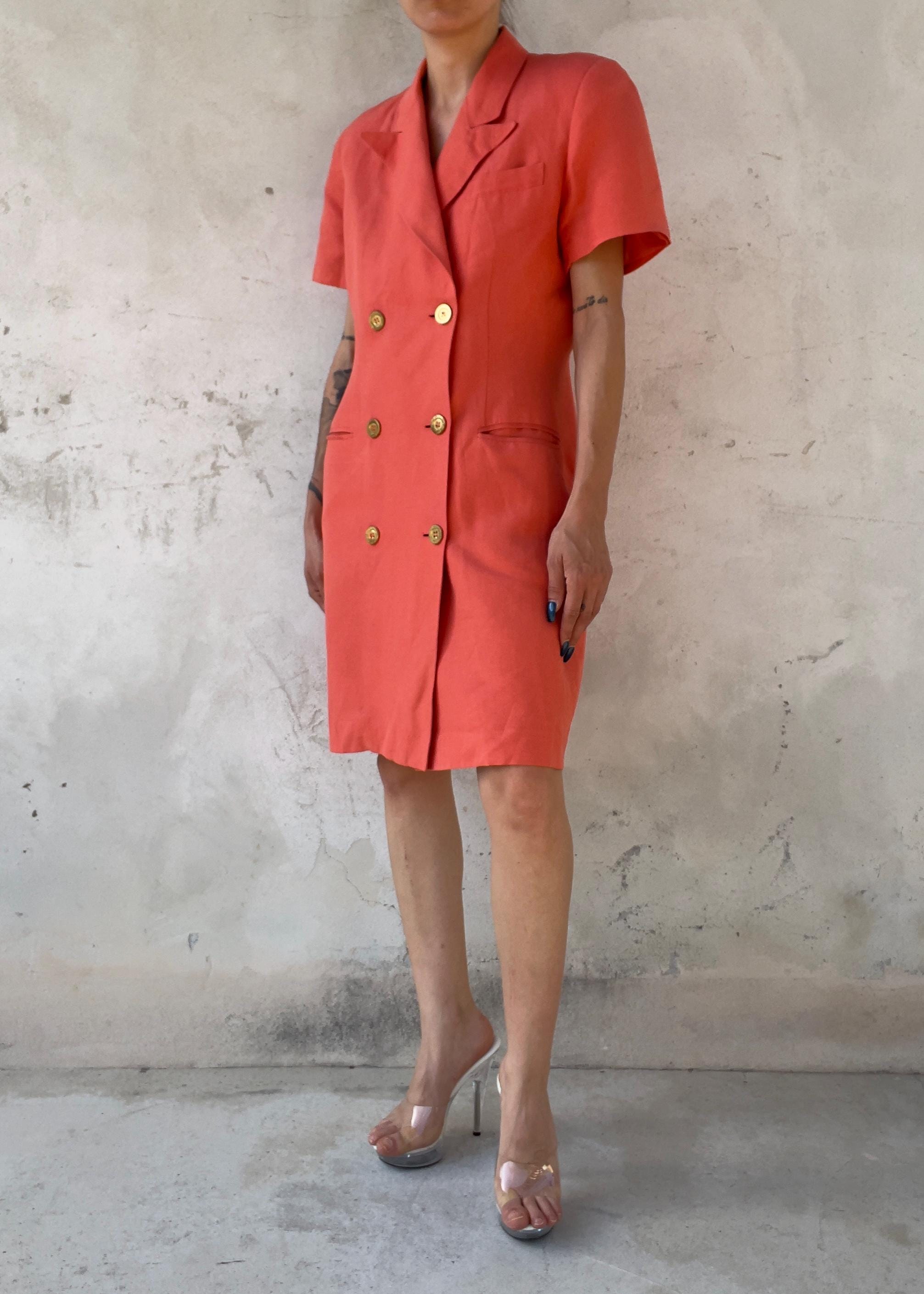 Abito Blazer Vintage Anni 90 Corallo