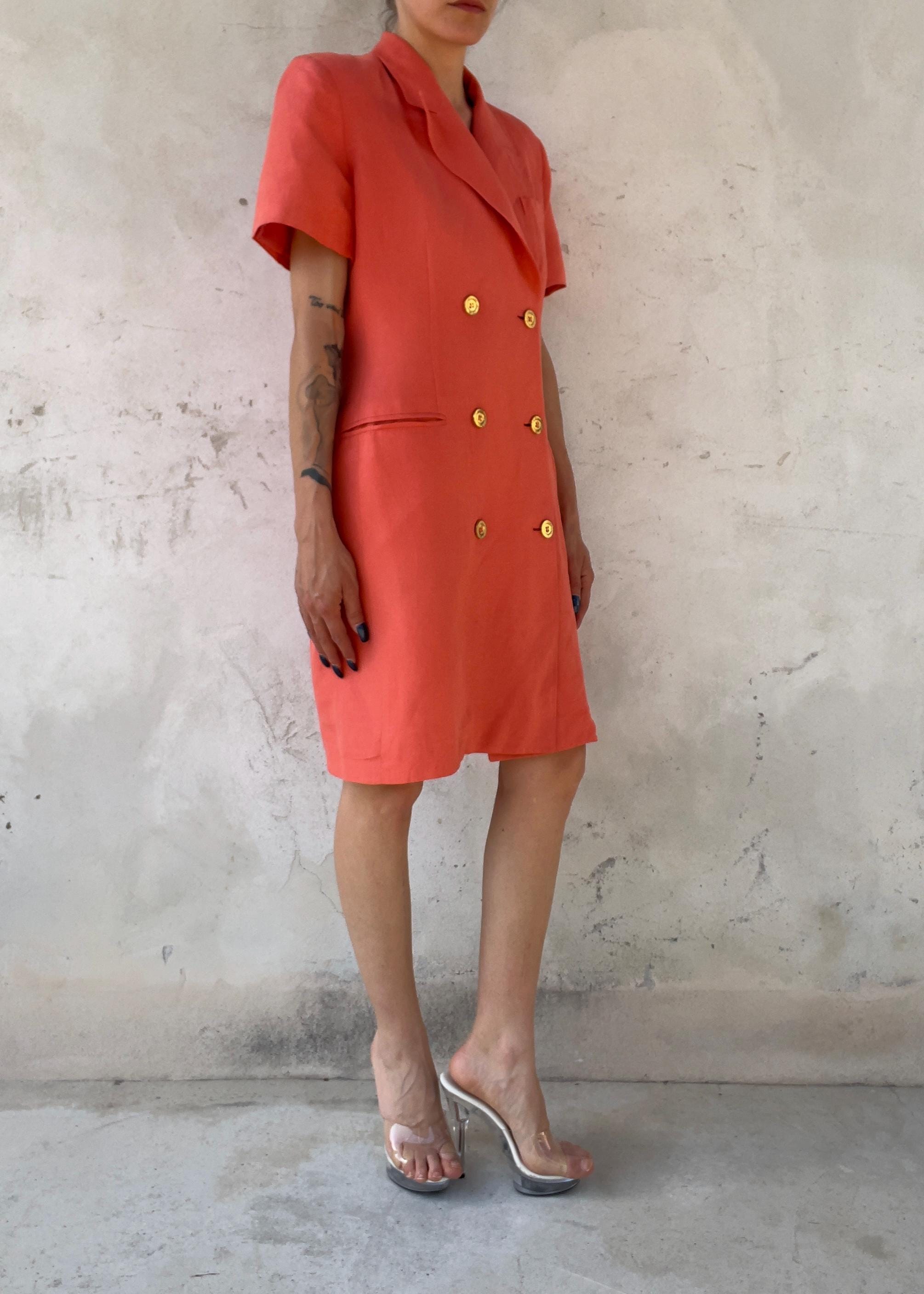 Abito Blazer Vintage Anni 90 Corallo