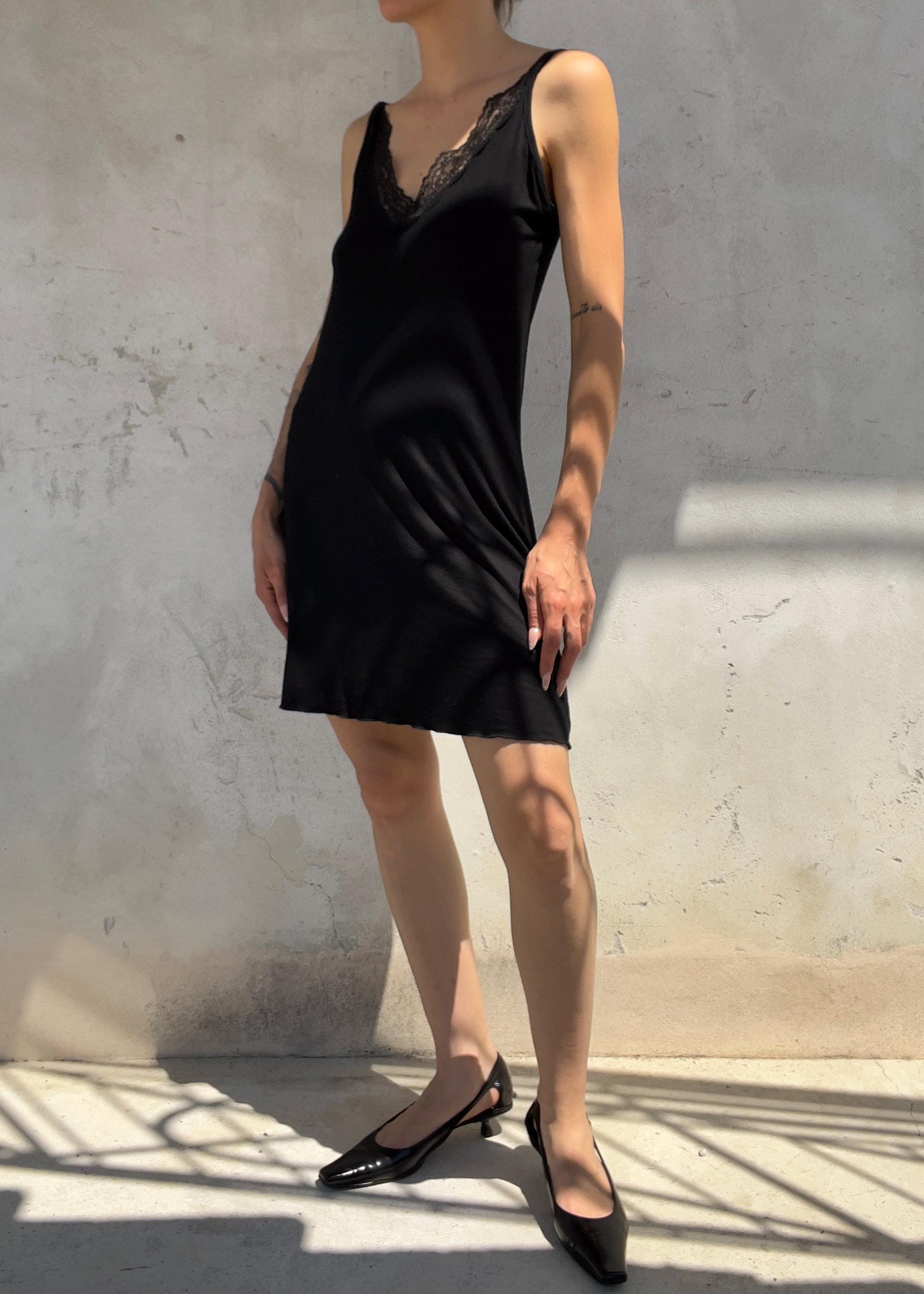 Abito Sottoveste Vintage Denny Rose Nero