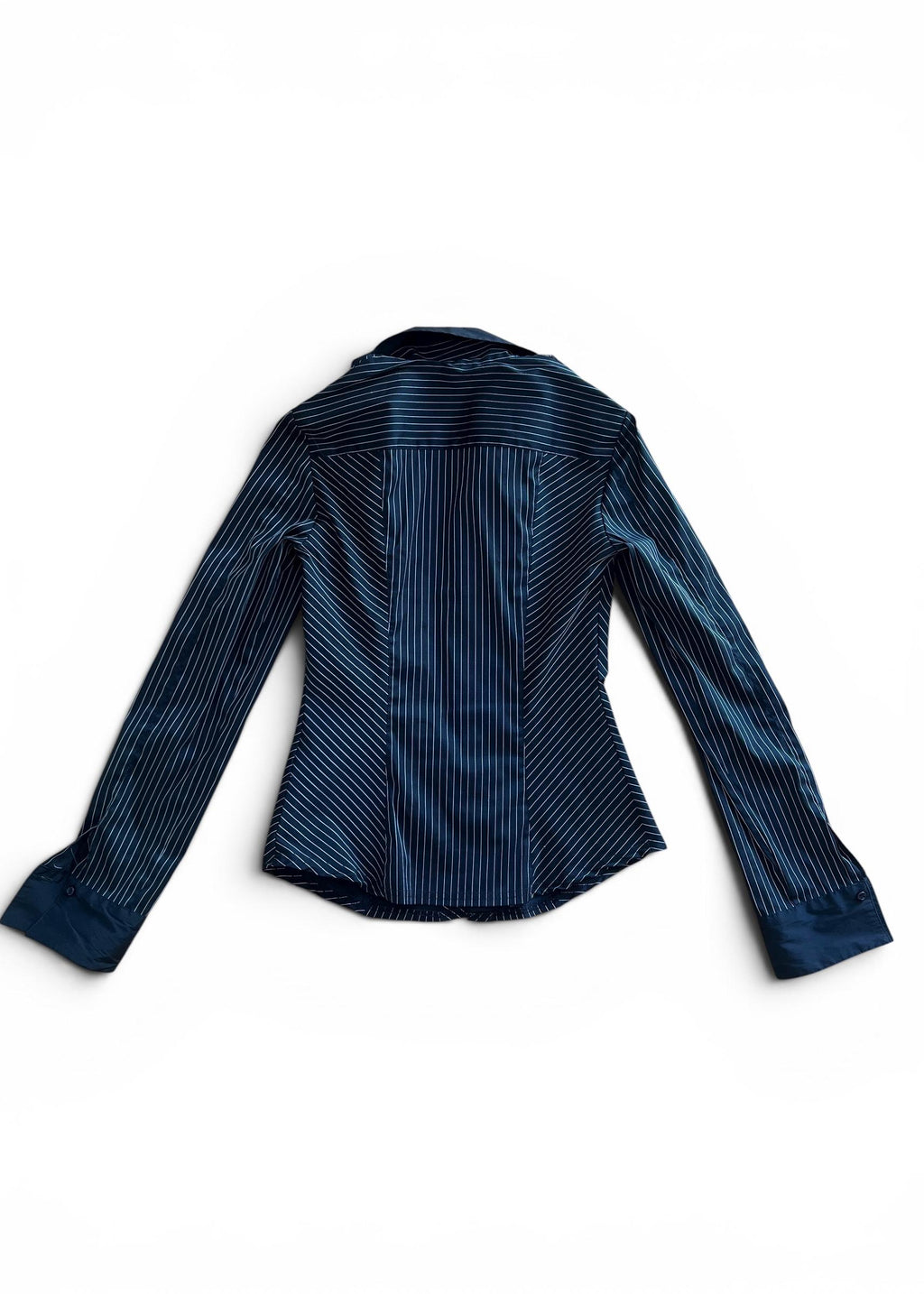 Camicia Vintage Y2K Nera Gessata