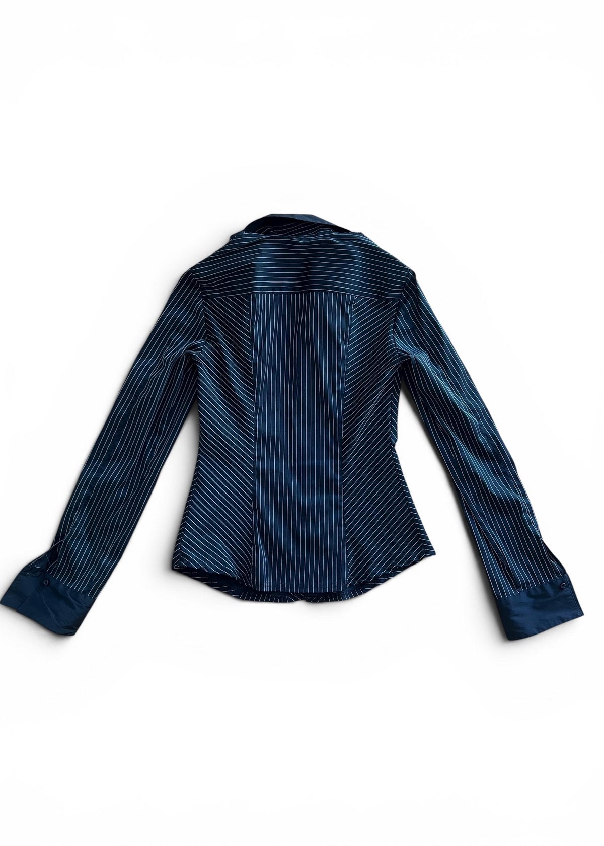 Camicia Vintage Y2K Nera Gessata
