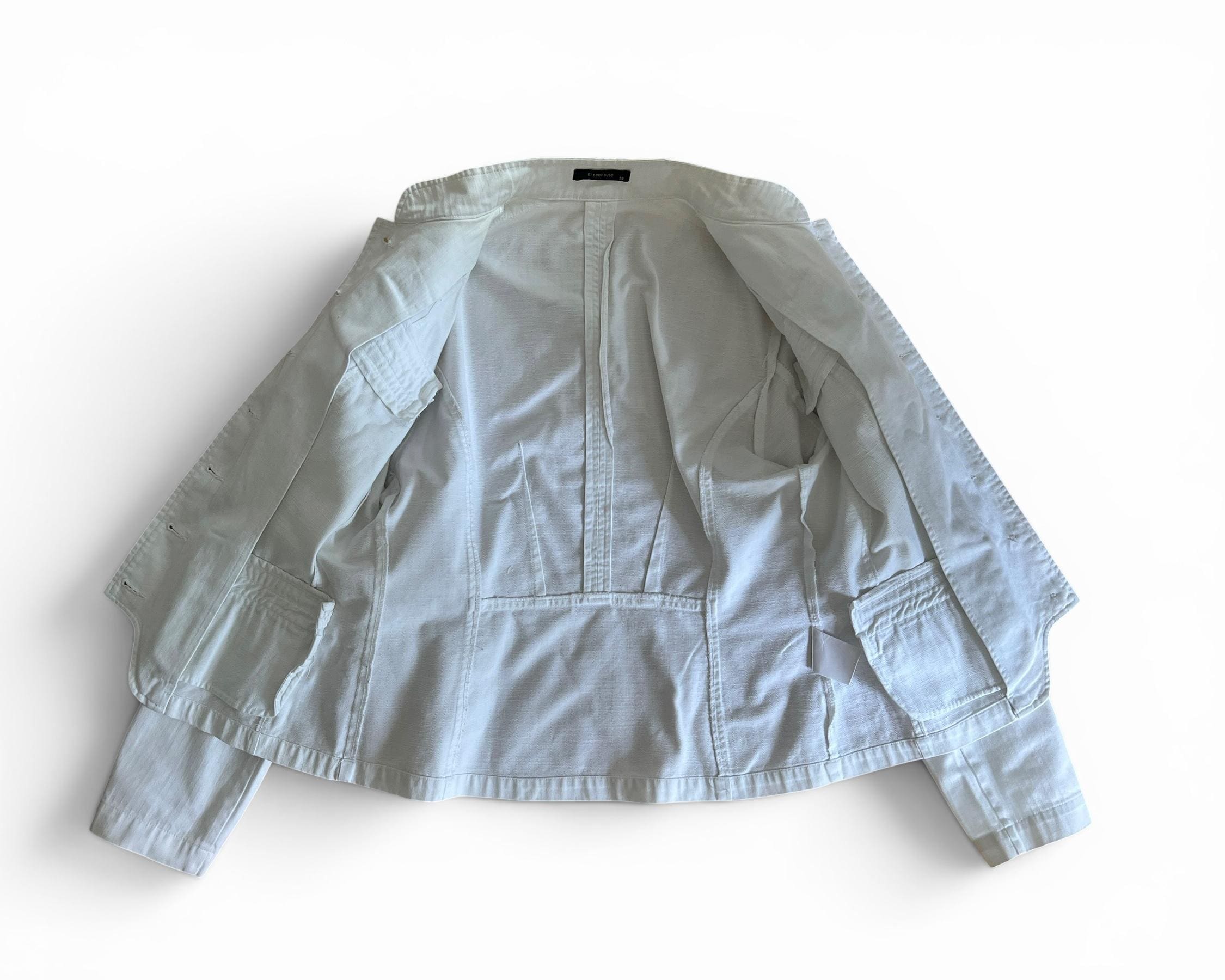 Giacca Vintage Bianca 100% Cotone