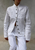 Giacca Vintage Bianca 100% Cotone