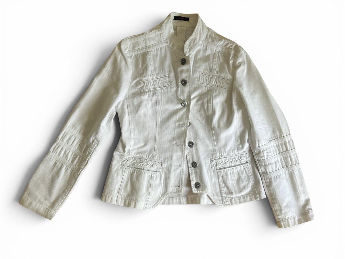 Giacca Vintage Bianca 100% Cotone