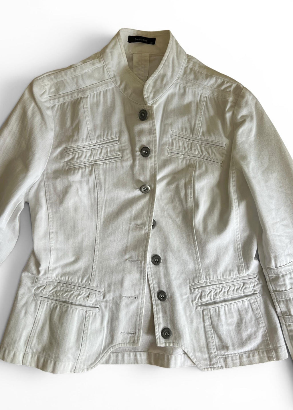 Giacca Vintage Bianca 100% Cotone