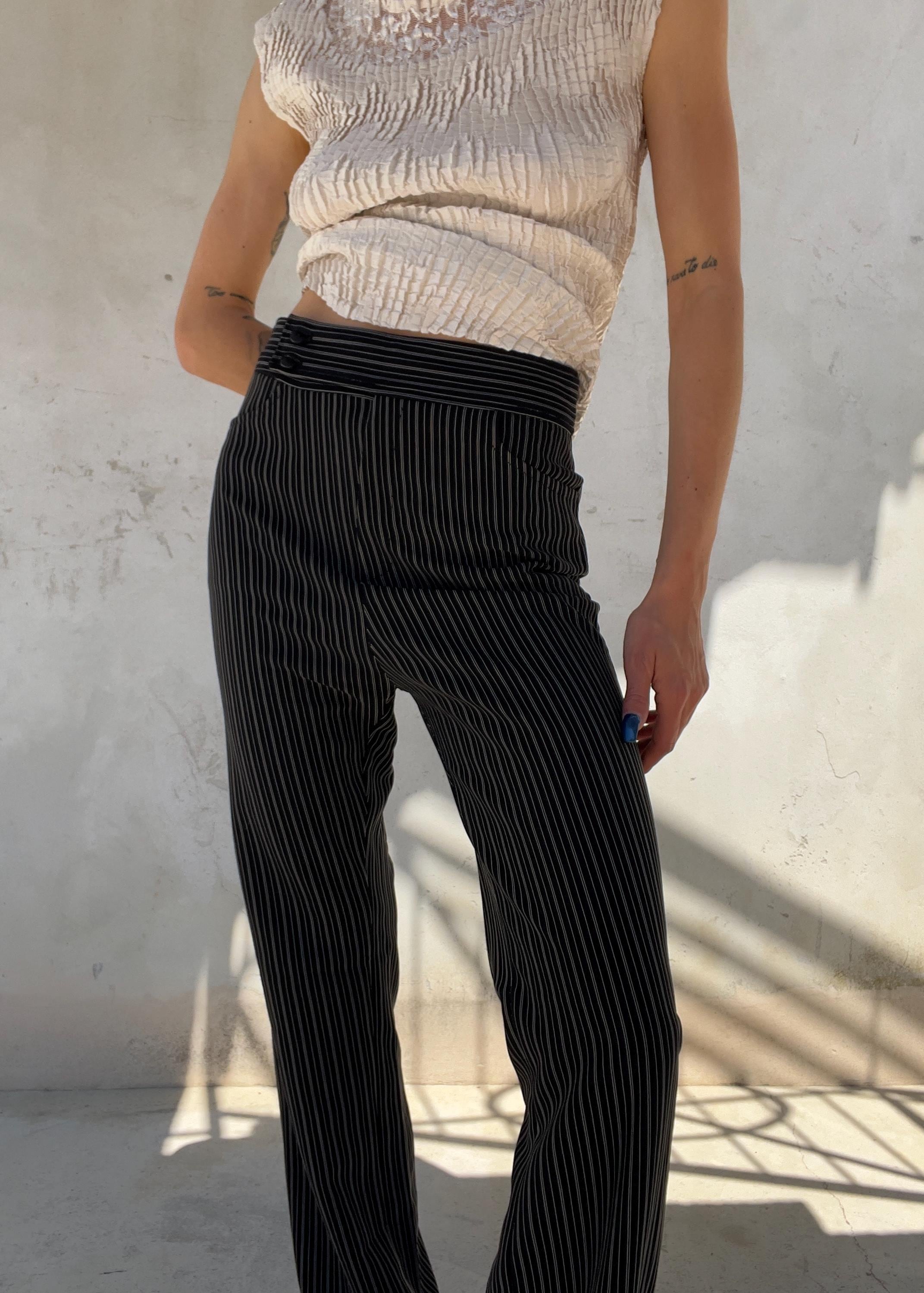 Pantaloni Gessati Vintage 90s
