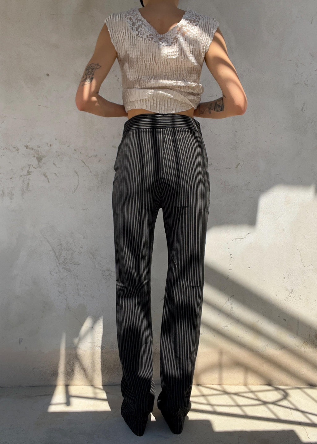Pantaloni Gessati Vintage 90s