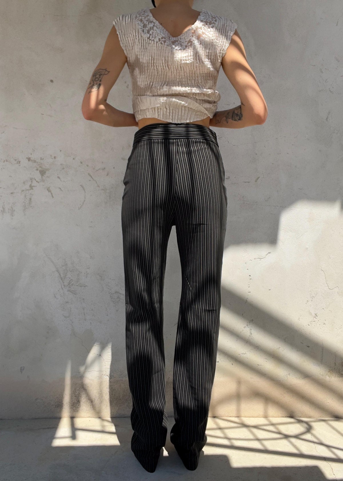 Pantaloni Gessati Vintage 90s