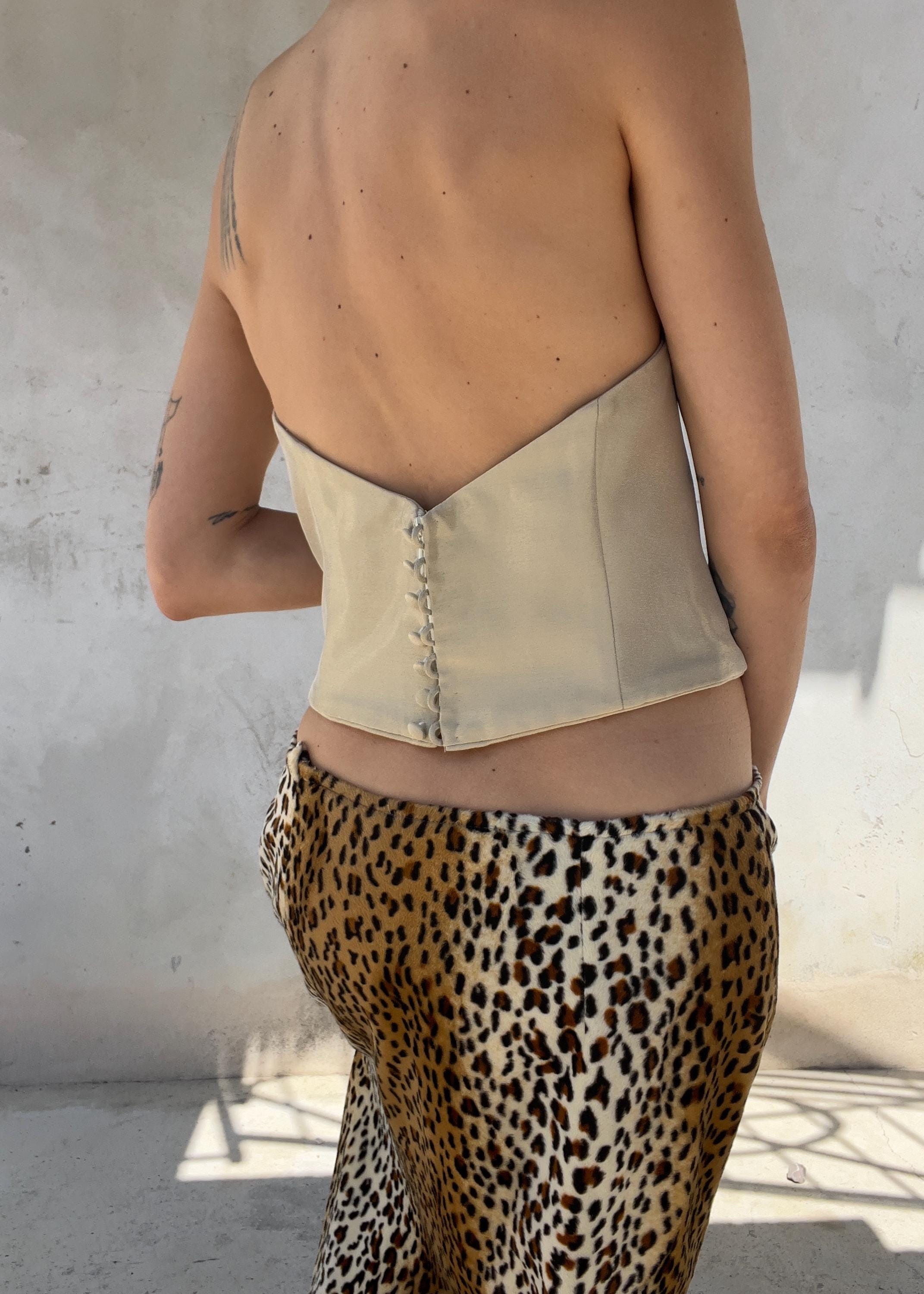 Corpetto Vintage Atelier Aimée in Seta