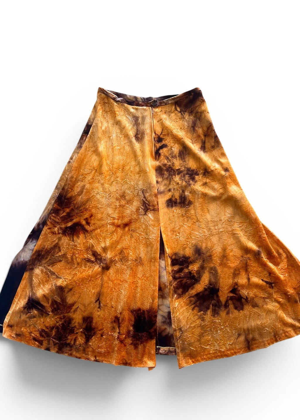 Gonna Lunga Vintage Tie Dye in Velluto
