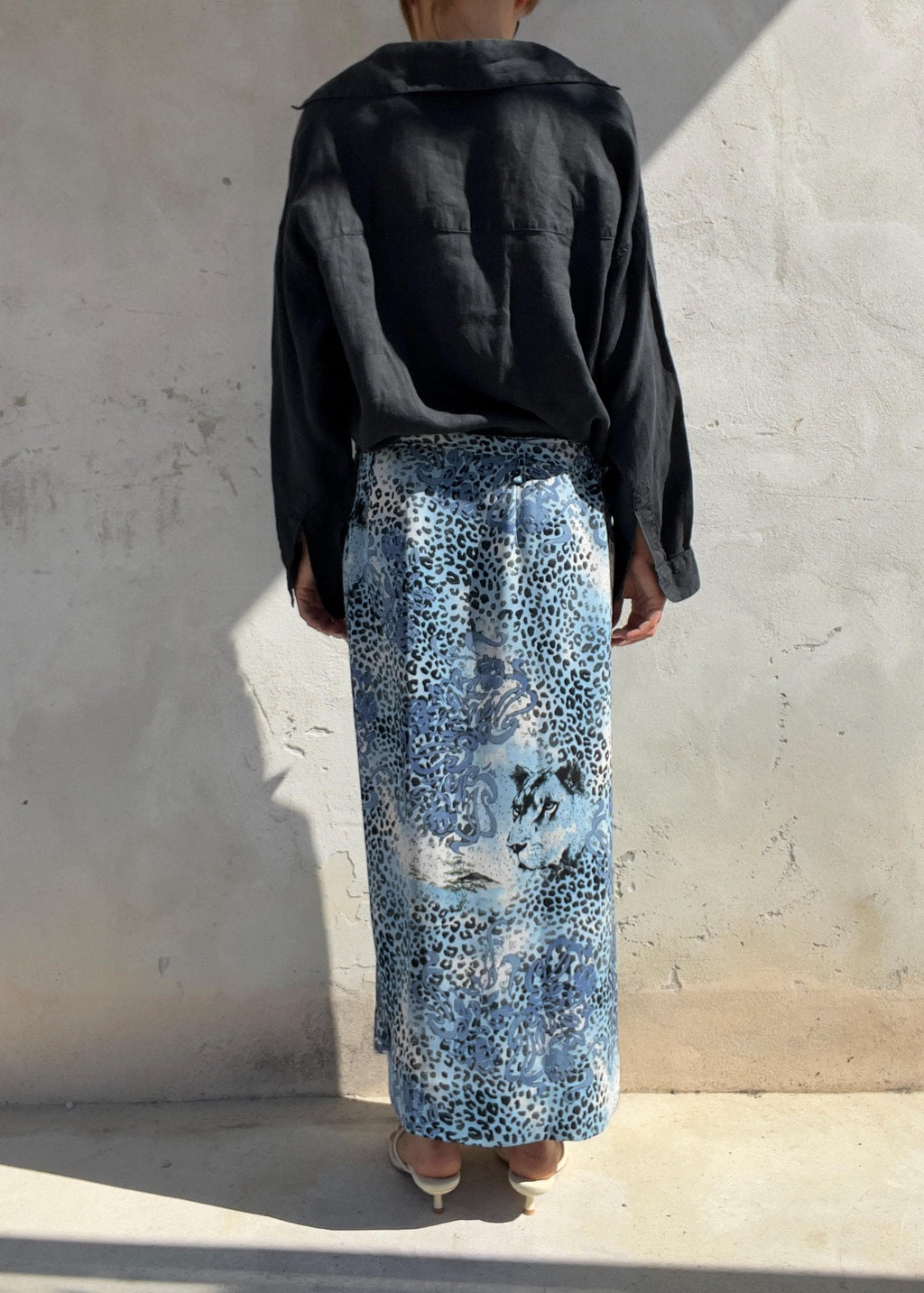 Gonna Pareo Vintage Y2K Animalier