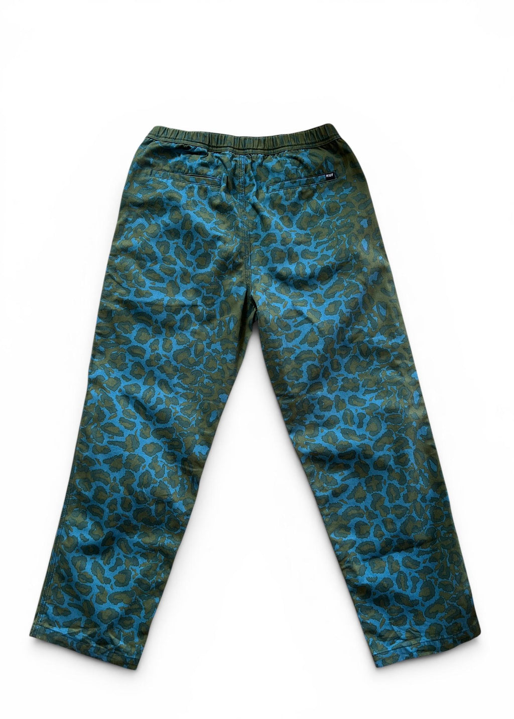 Pantaloni Vintage Y2K Leopardati Verdi