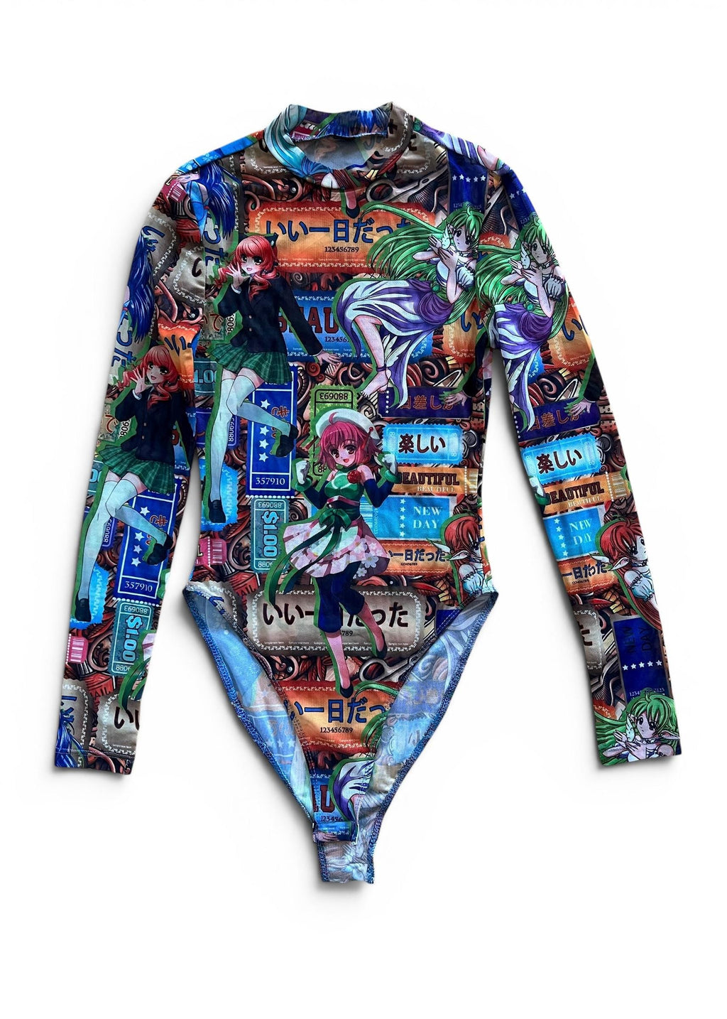 Body Mesh Stampa Anime Manga