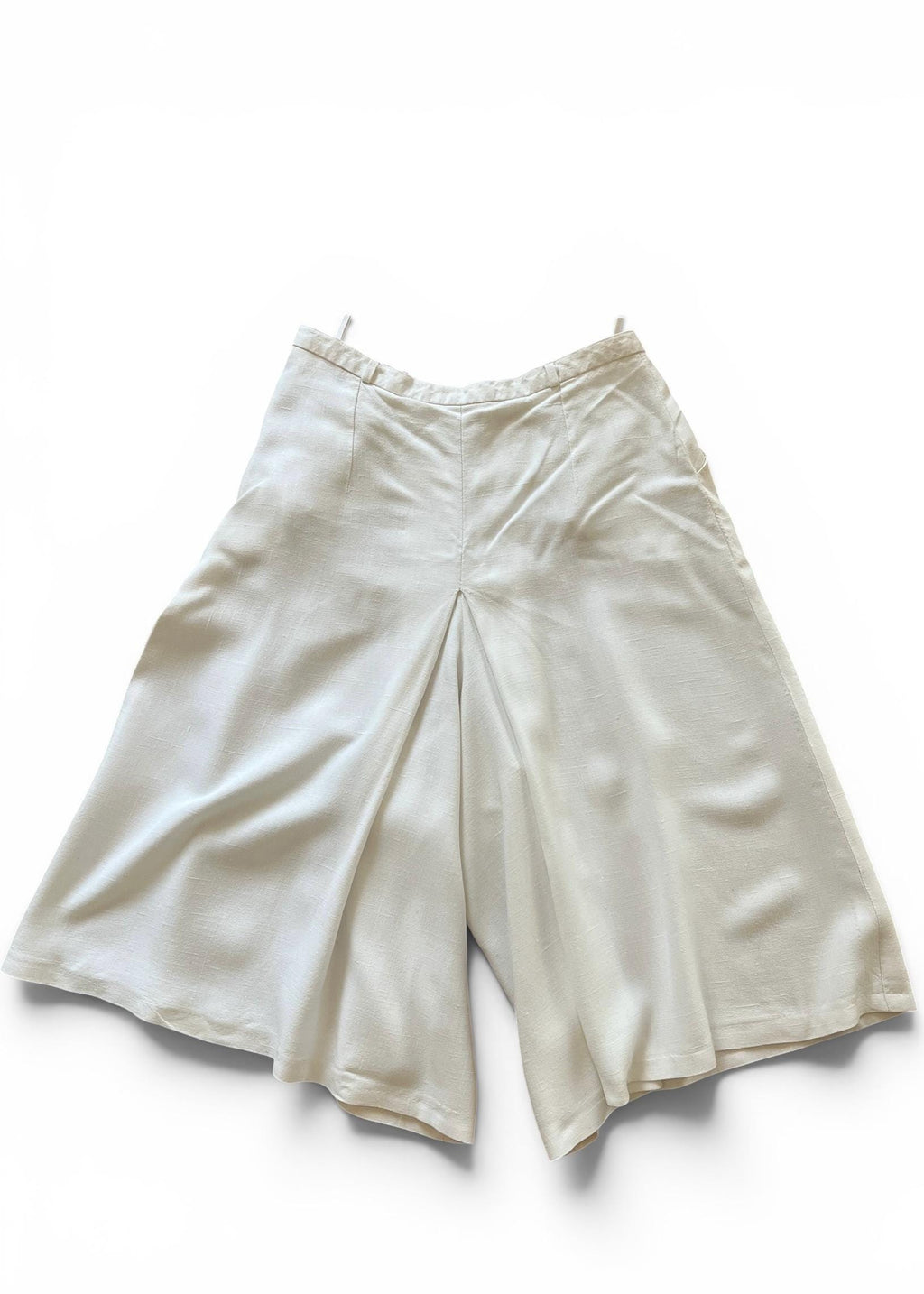 Pantaloni Culotte Vintage Bianca
