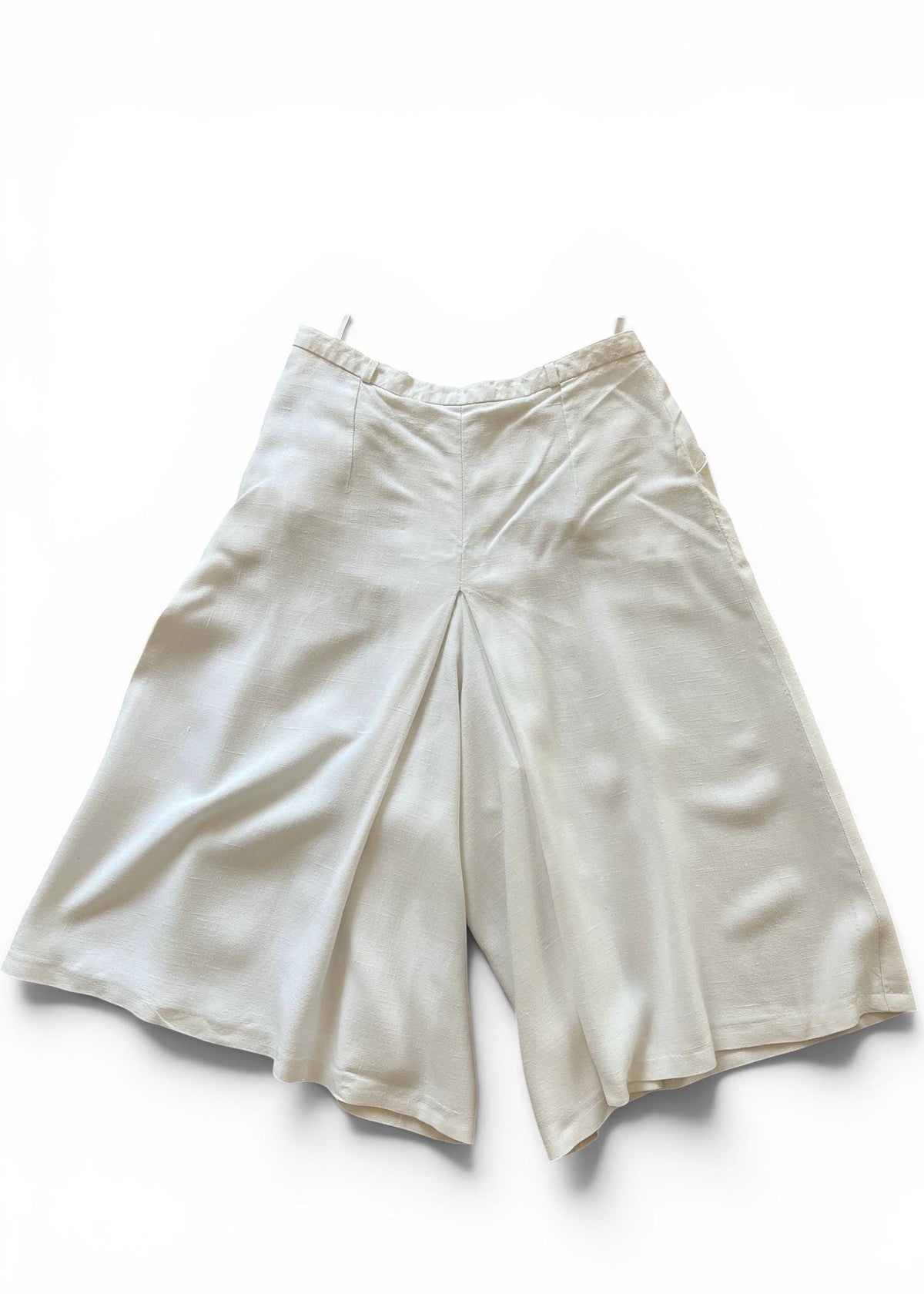 Pantaloni Culotte Vintage Bianca