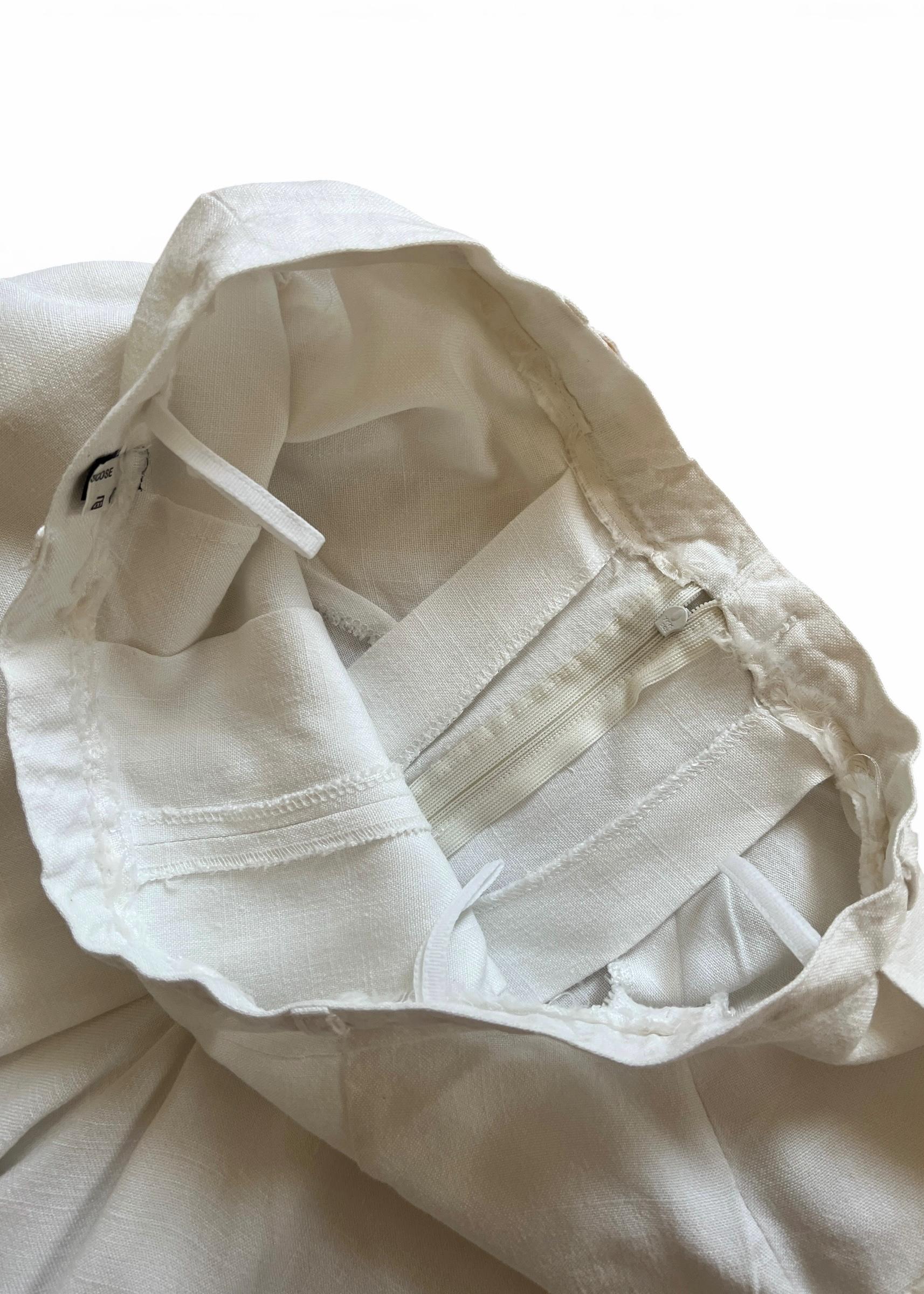 Pantaloni Culotte Vintage Bianca