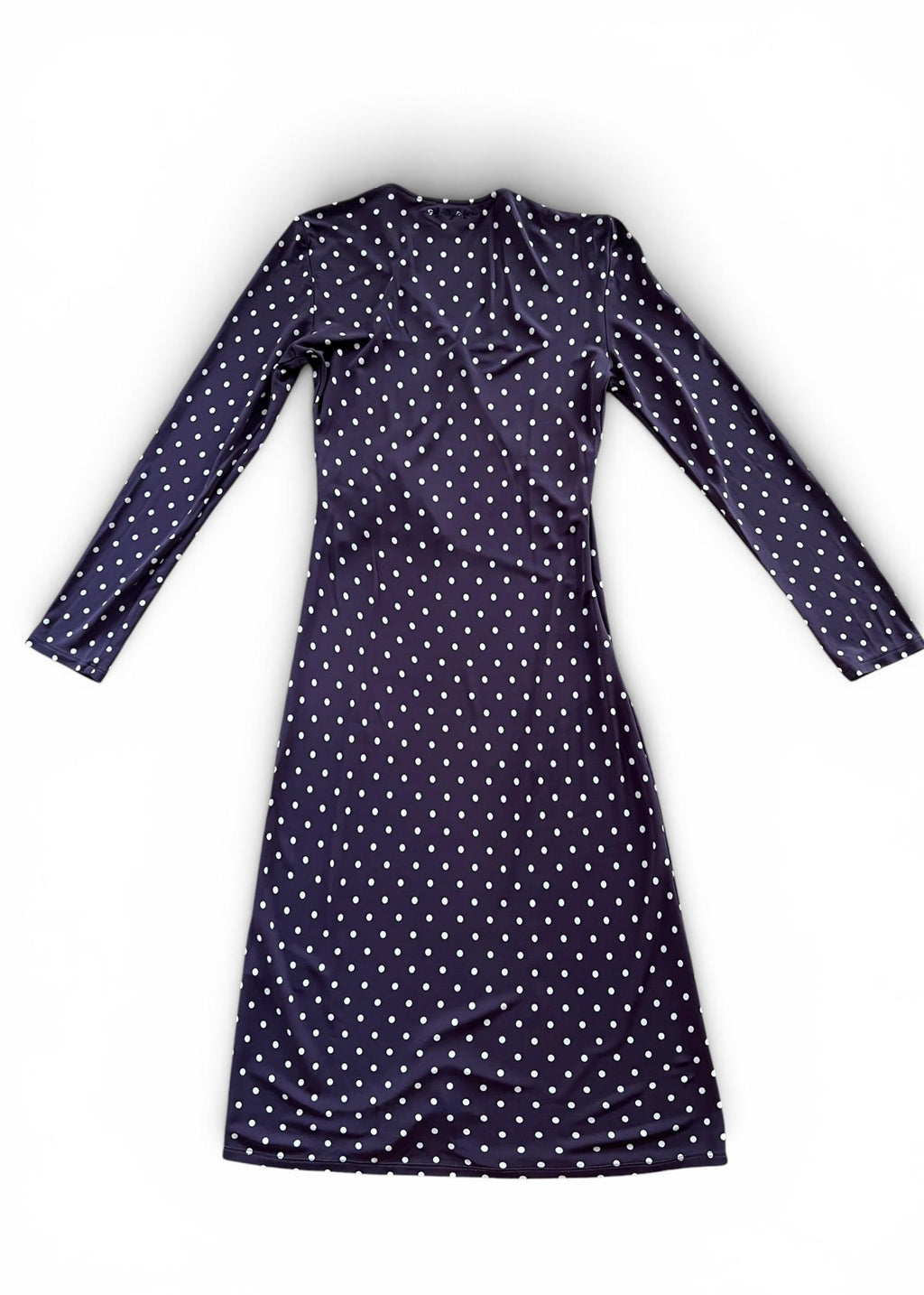 Abito Vintage Y2K a Pois Marrone