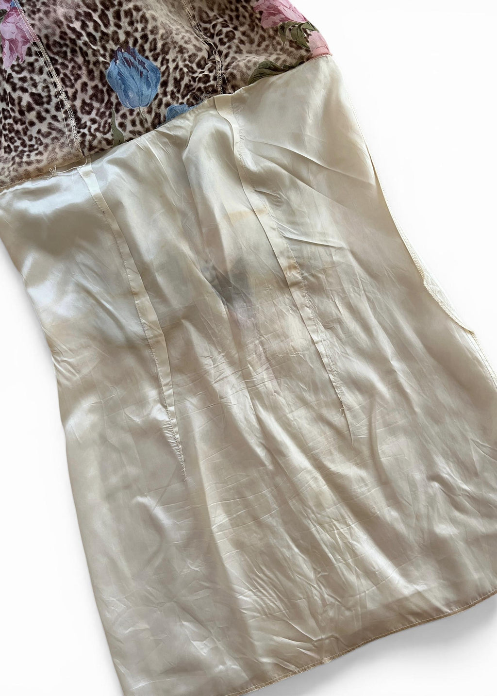 Abito Lungo Vintage Animalier e Floreale