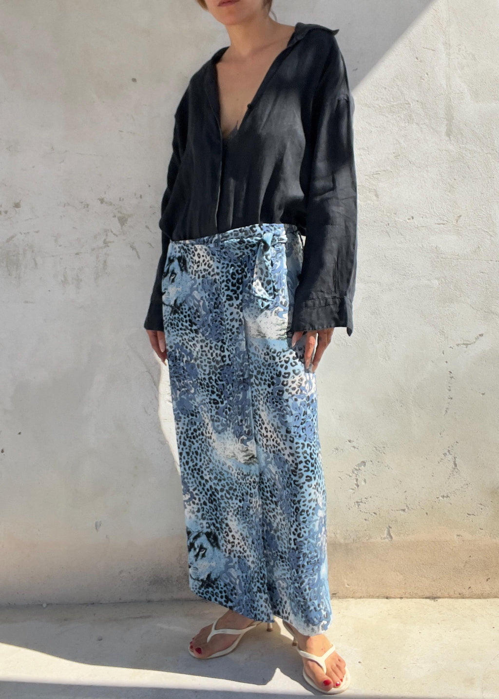 Gonna Pareo Vintage Y2K Animalier