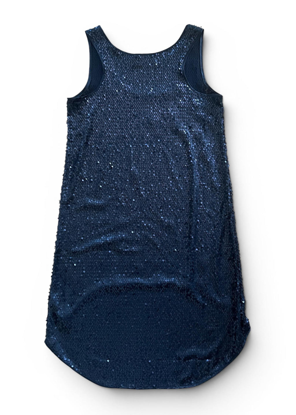 Abito Nero Paillettes Asimmetrico